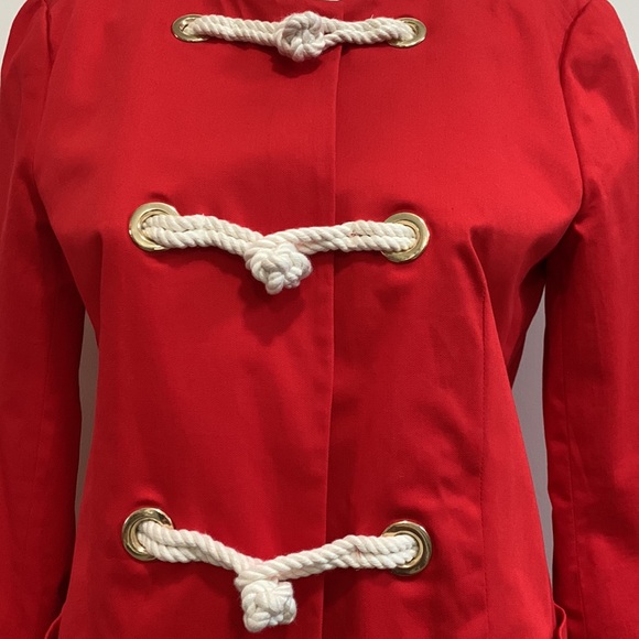 J.CREW red Trenchcoat - Picture 2 of 16
